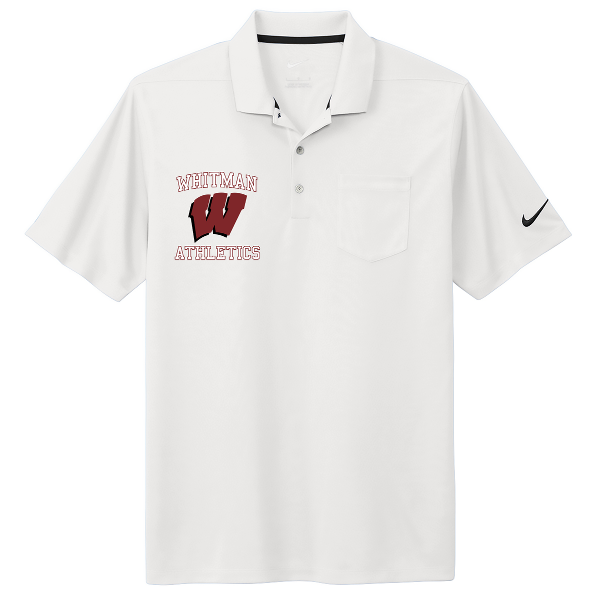 Whitman Athletics Nike Pocket Polo