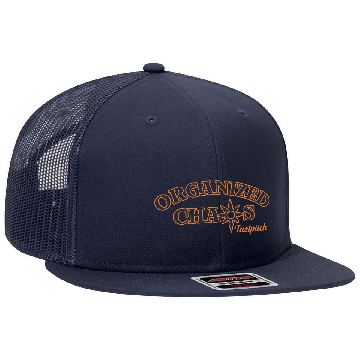 Organized Chaos Softball SnapBack FlatBill Trucker