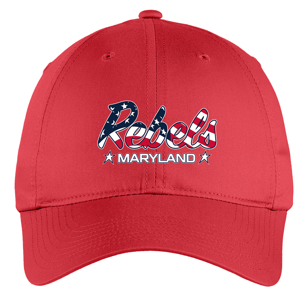 Rebels Maryland Nike Unstructured Twill Cap