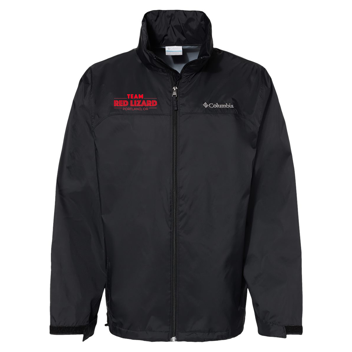 Team Red Lizard Columbia Rain Jacket