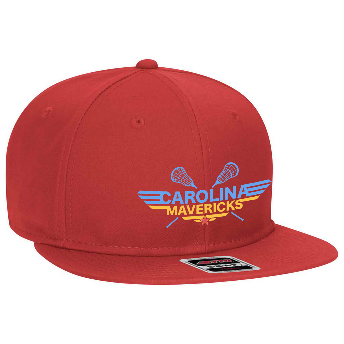 Carolina Maverick Lacrosse Flatbill Snapback