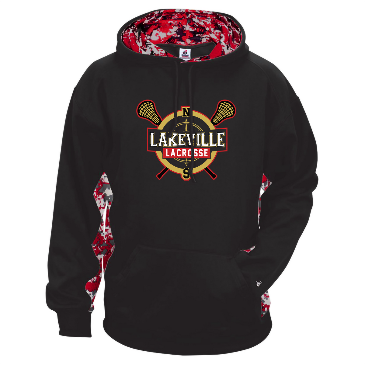 Lakeville Lacrosse Digital Colorblock Hoodie