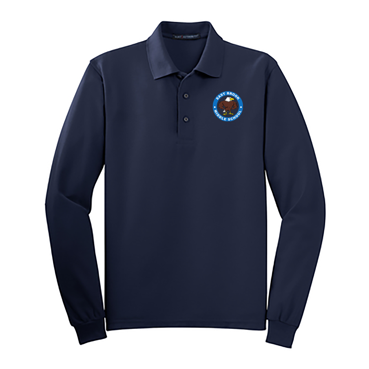 East Brook Middle School Silk Touch™ Long Sleeve Polo