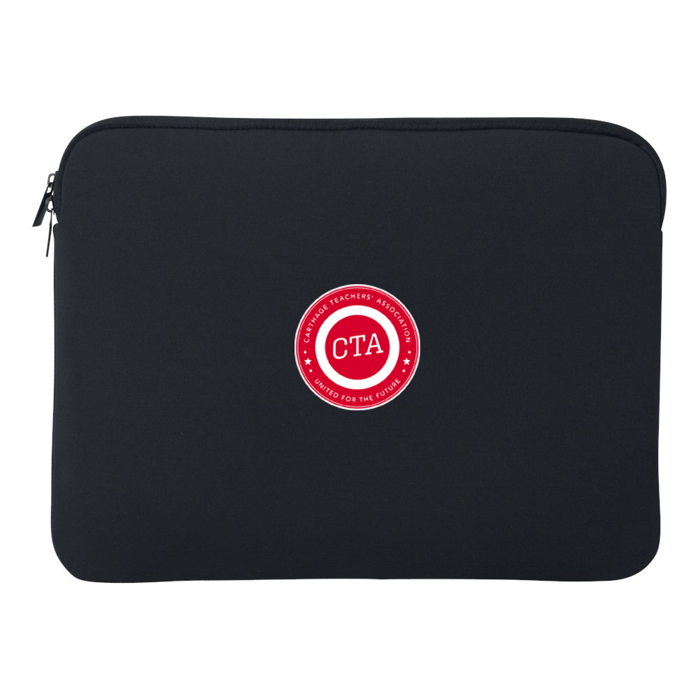 Carthage Teachers' Association Neoprene Laptop Sleeve