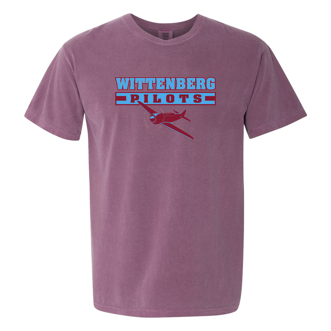 Wittenberg Pilots Baseball Garment Dyed T-Shirt