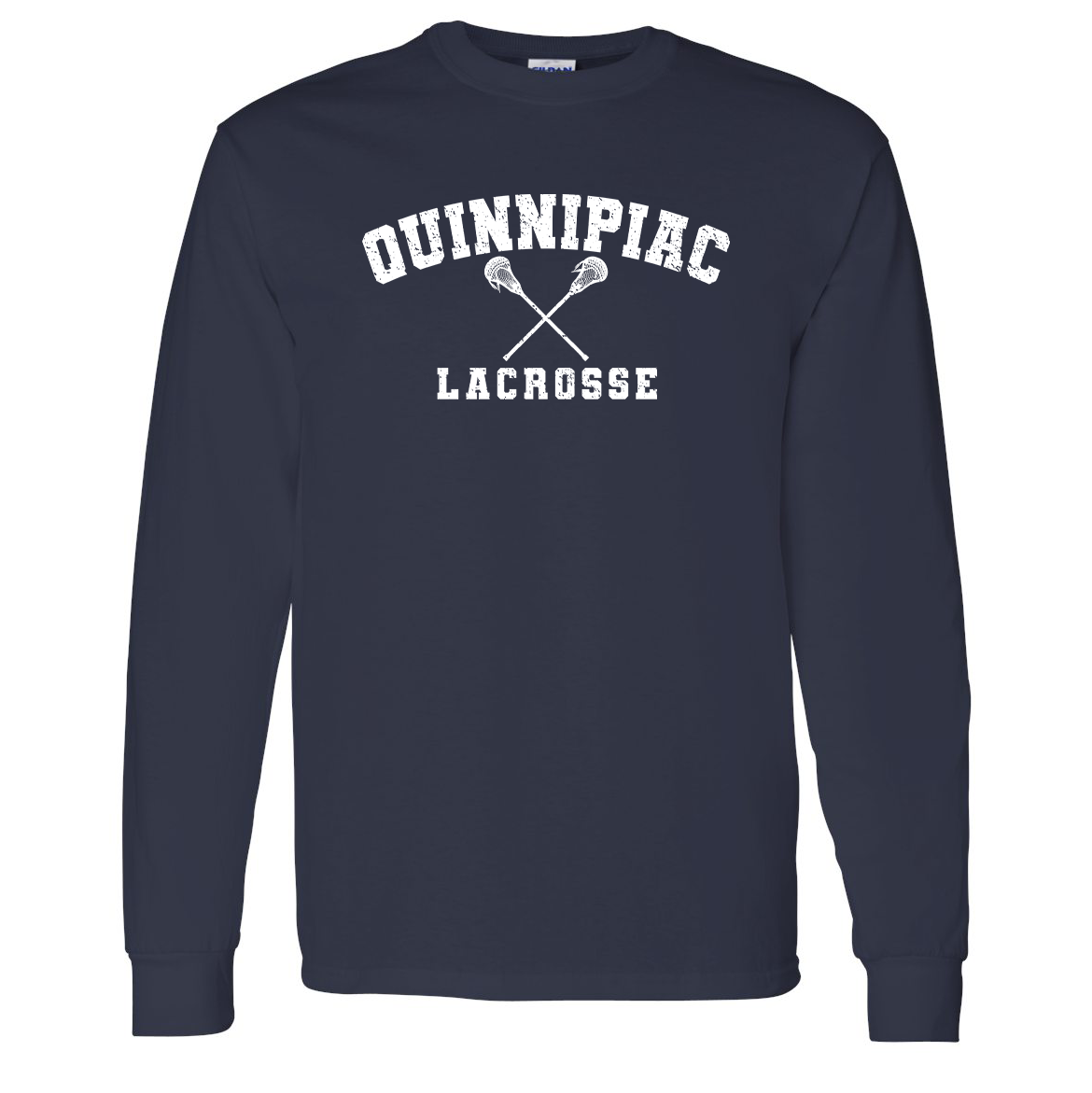 Quinnipiac Men's Lacrosse Heavyweight Cotton Long Sleeve Shirt