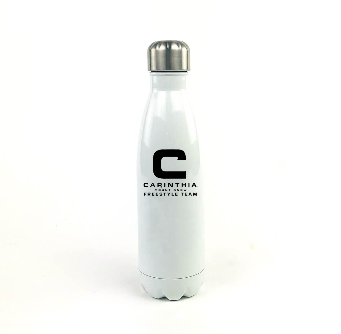 Mount Snow 17 Oz. White Stainless Steel Water Bottle