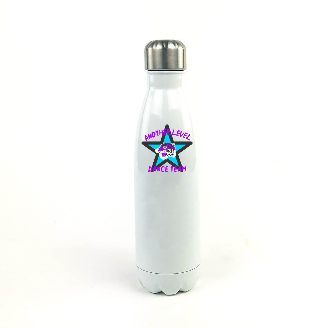 Another Level Dance Team 17 Oz. White Stainless Steel Water Bottle