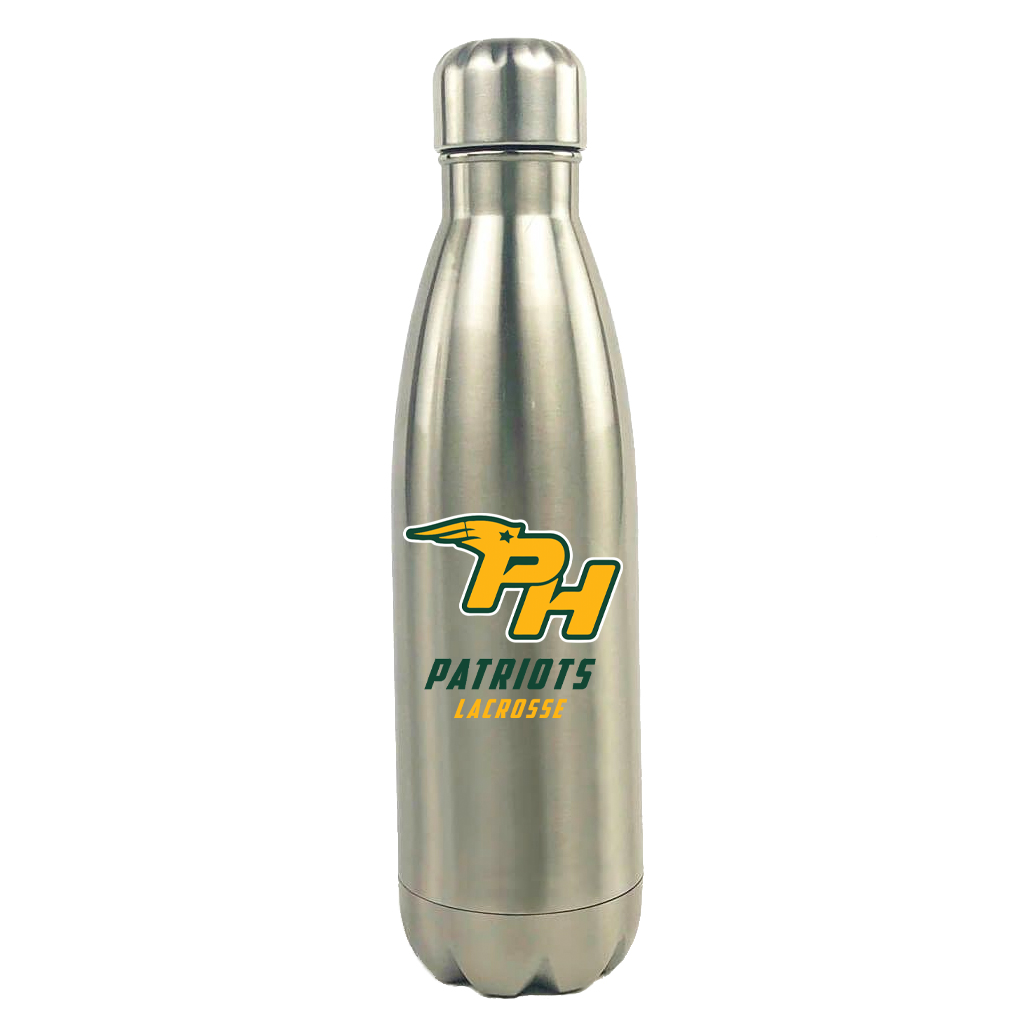 Patrick Henry High School Lacrosse Stainless Steel Water Bottle