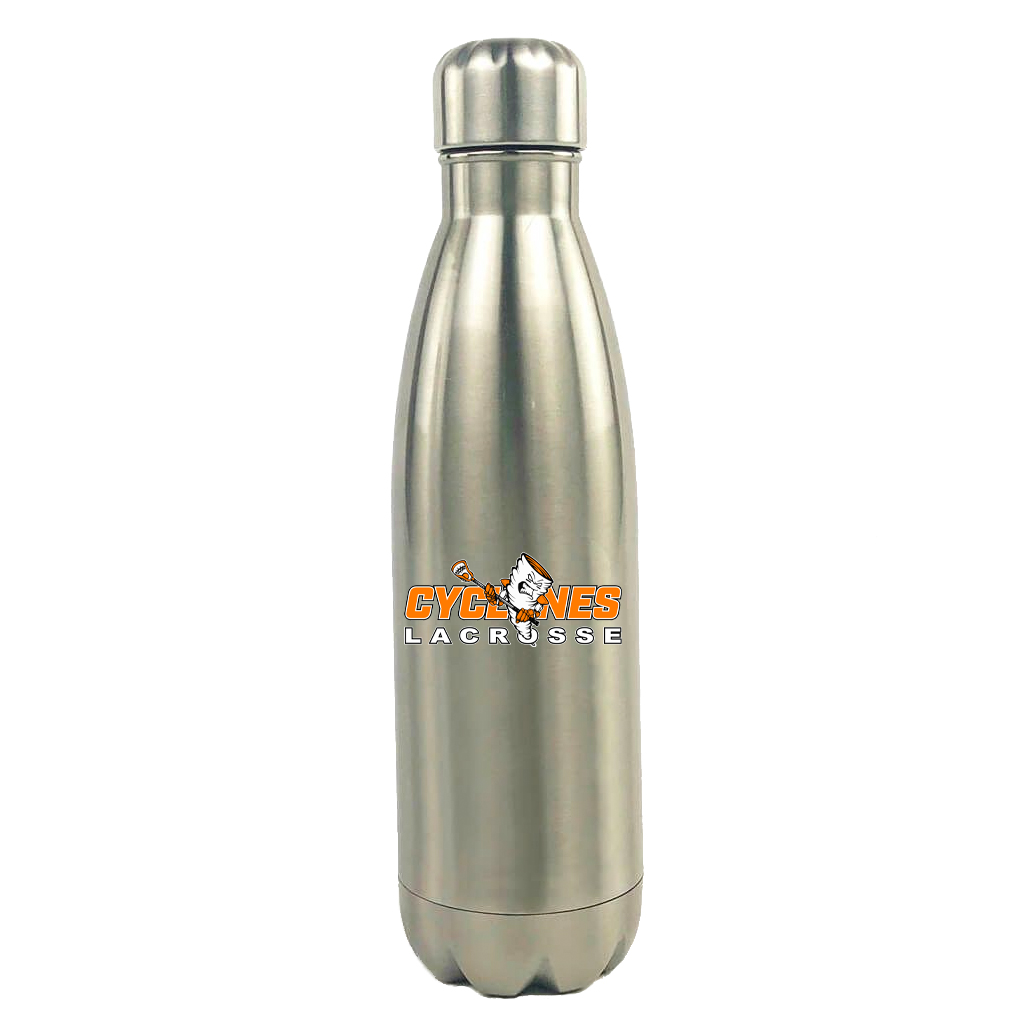 Cyclones Lacrosse Stainless Steel Water Bottle