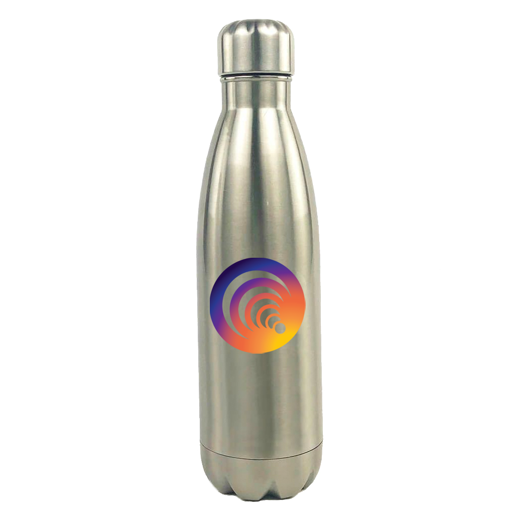 Mercury Notifications Stainless Steel Water Bottle