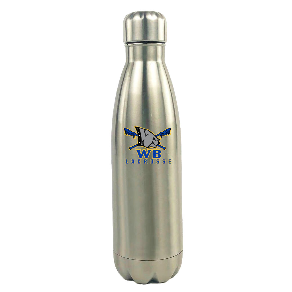 WB Bulldogs Lacrosse Stainless Steel Water Bottle