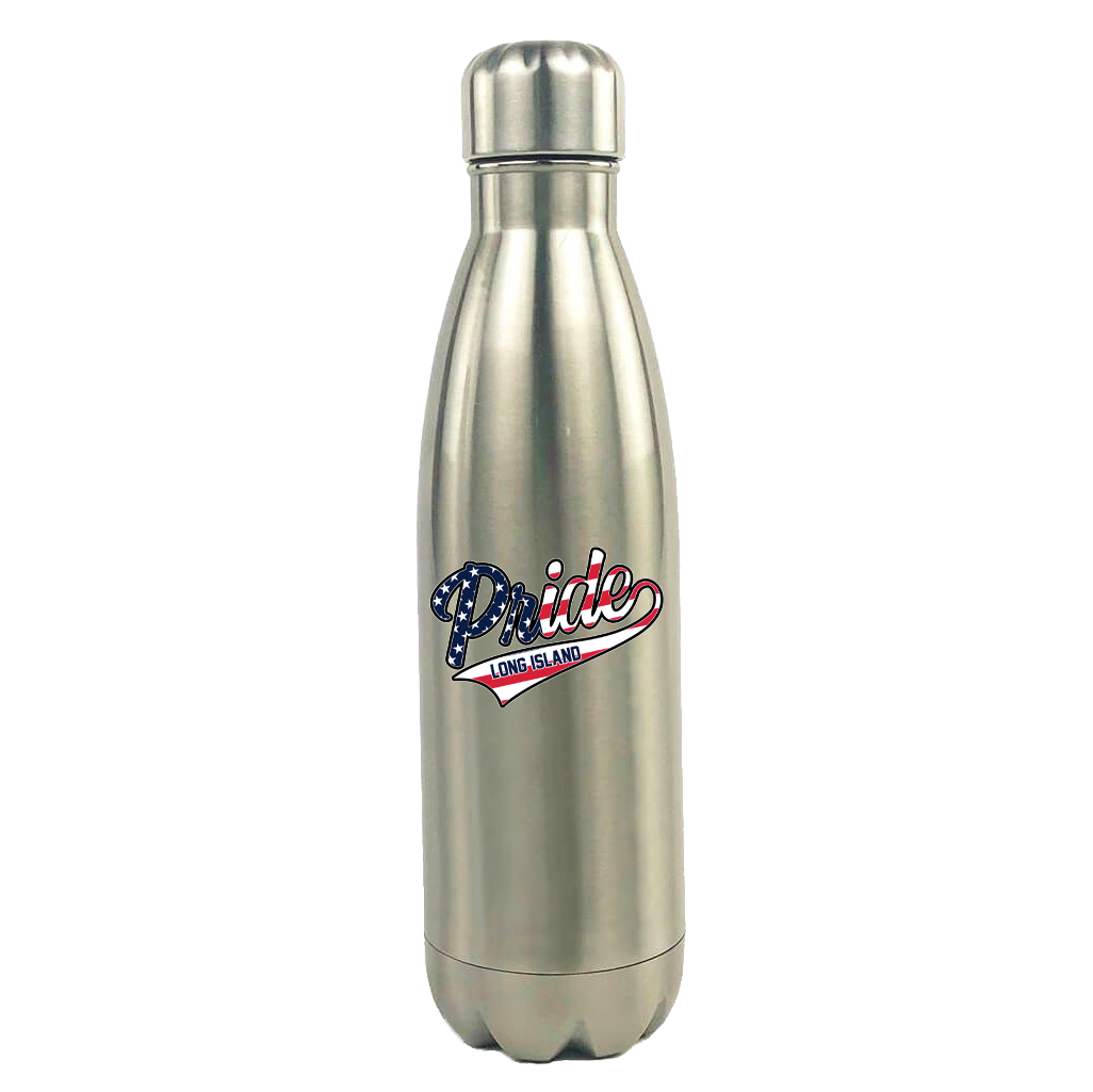 Long Island Pride Fastpitch Stainless Steel Water Bottle