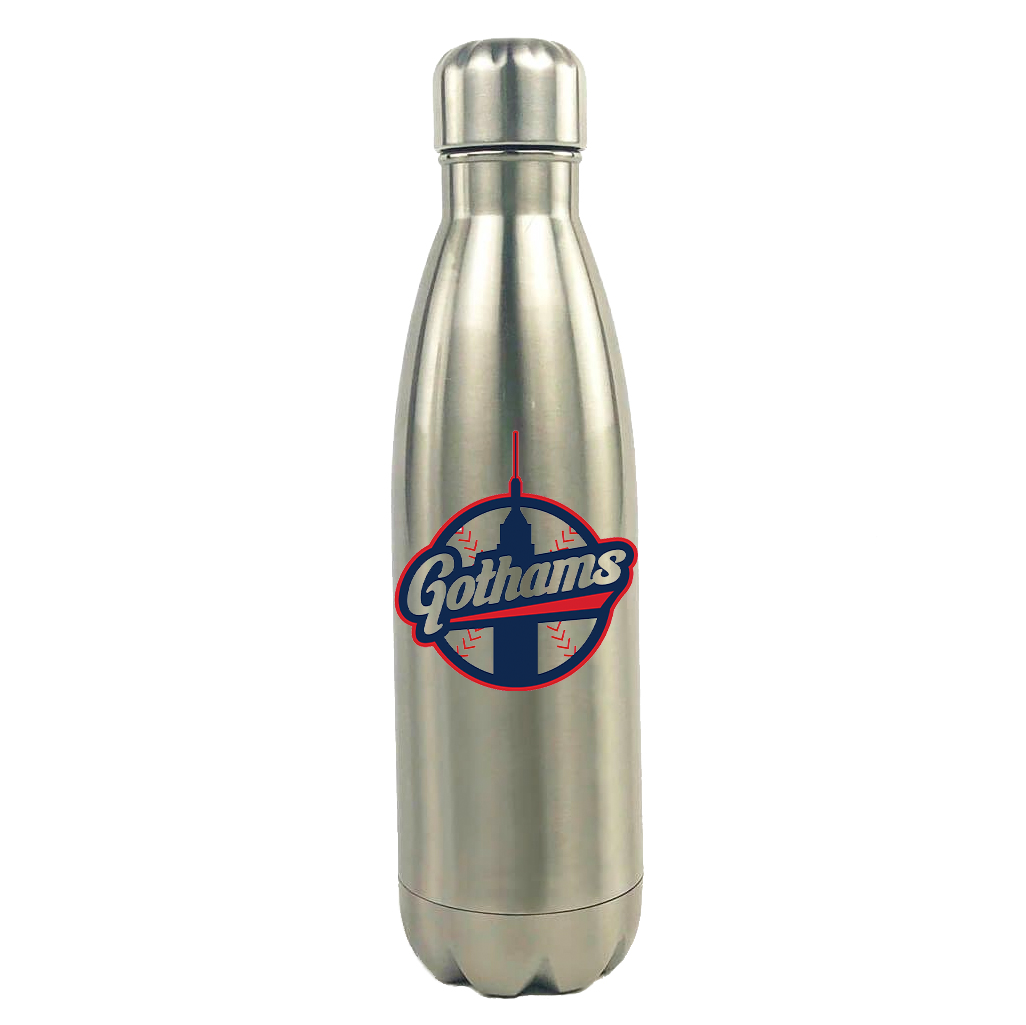 NY Gothams Baseball Stainless Steel Water Bottle