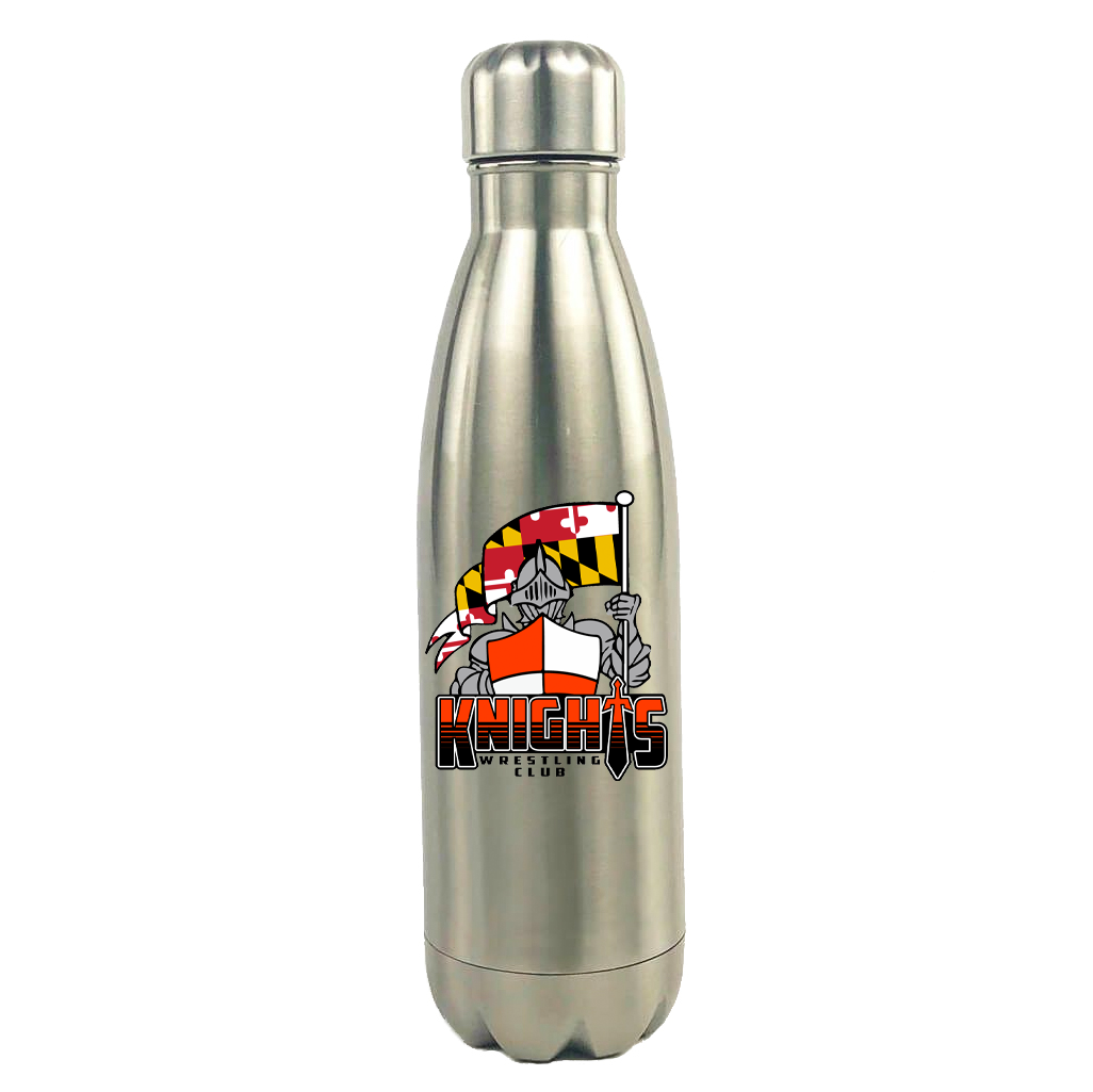 Knights Wrestling Club Stainless Steel Water Bottle