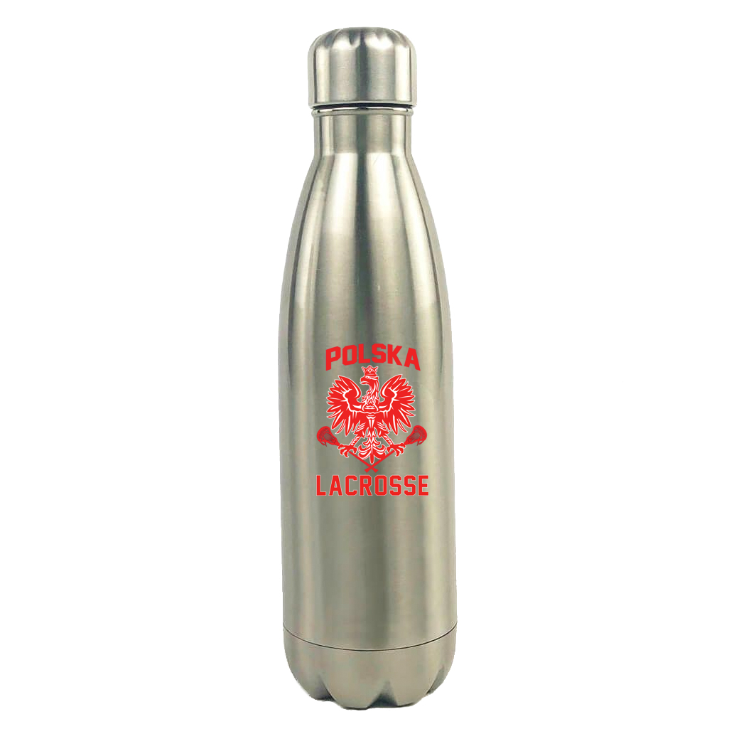 Polska Lacrosse Stainless Steel Water Bottle