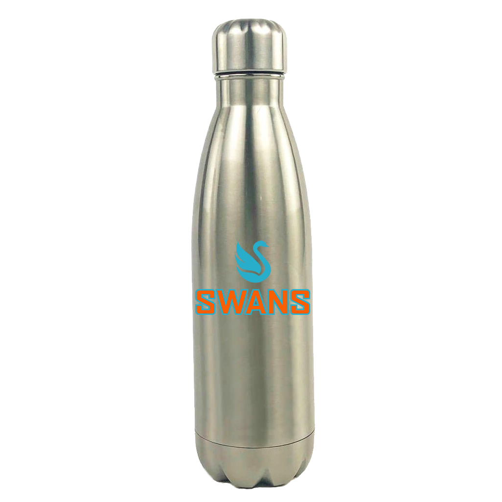 Swans Lacrosse Stainless Steel Water Bottle