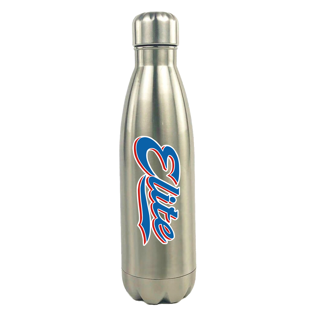 Elite Baseball Stainless Steel Water Bottle