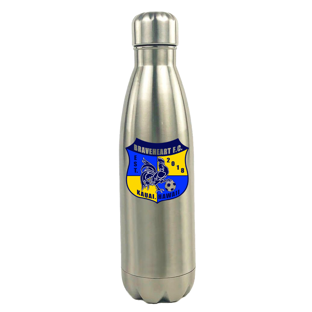 Kauai Braveheart FC Stainless Steel Water Bottle