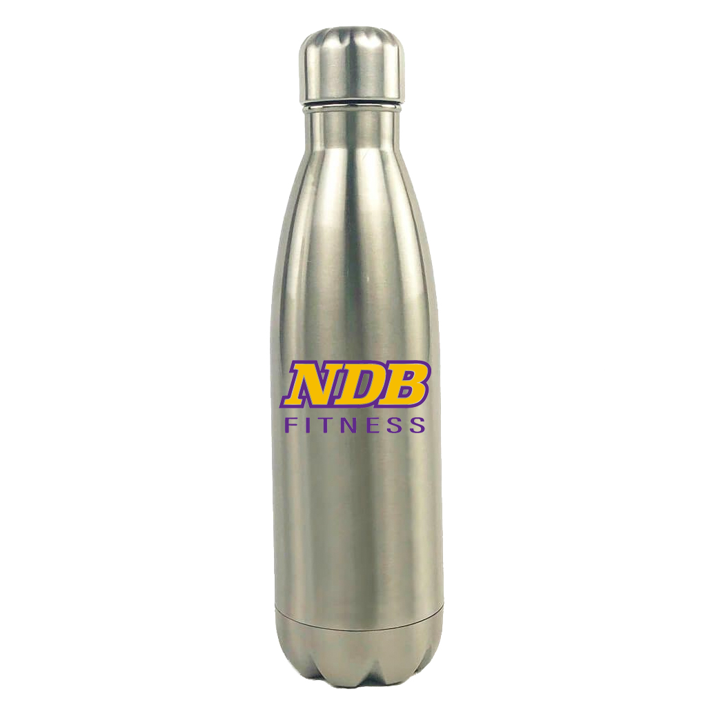 NDB Fitness Stainless Steel Water Bottle