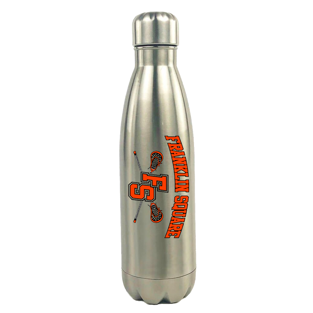 Franklin Square Lacrosse Stainless Steel Water Bottle