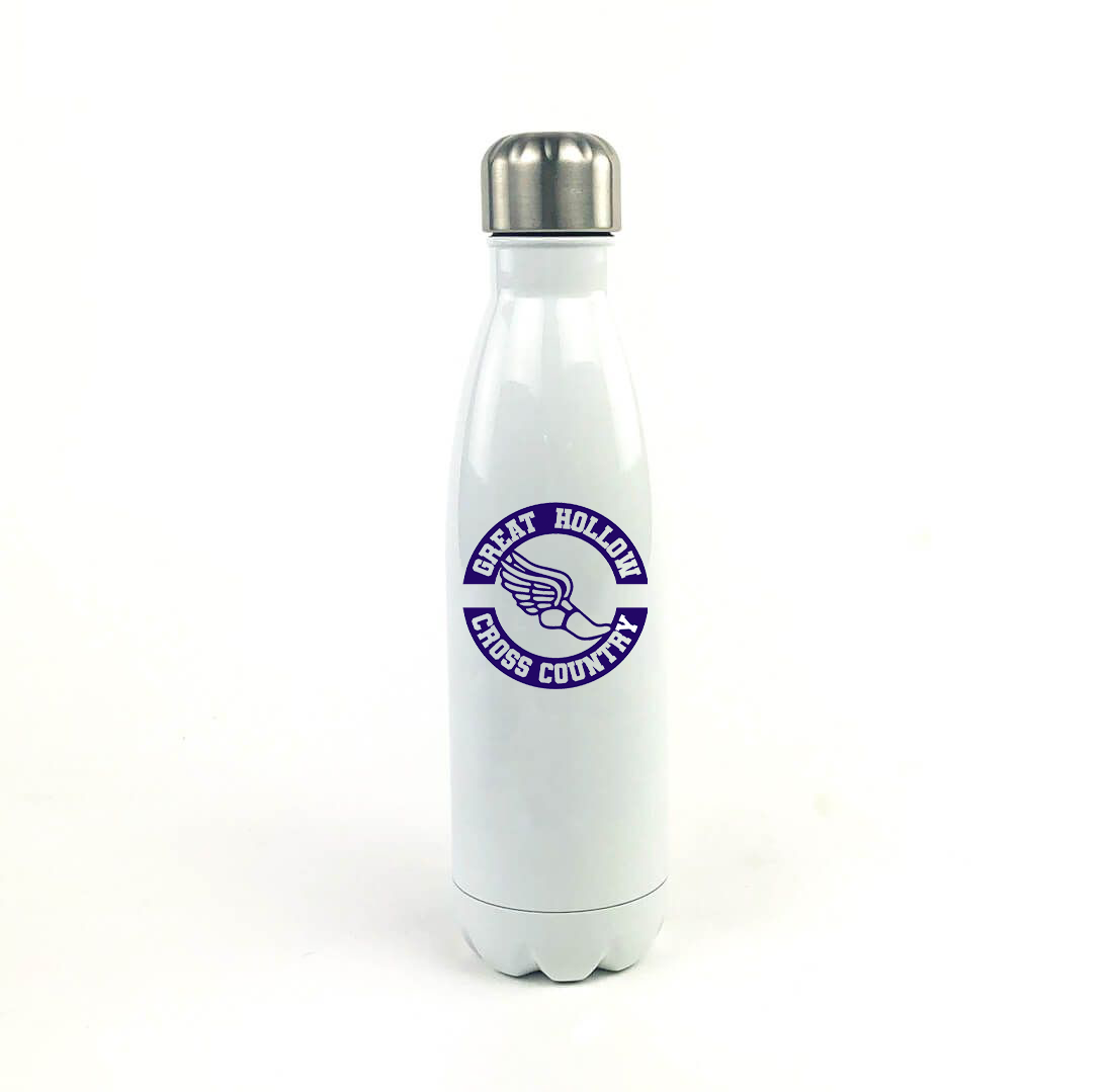 Great Hollow Cross Country 17 Oz. White Stainless Steel Water Bottle