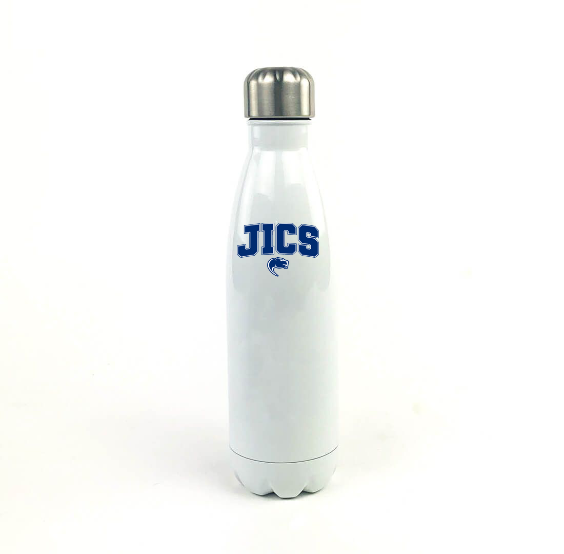 James Irwin Charter Schools 17 Oz. White Stainless Steel Water Bottle