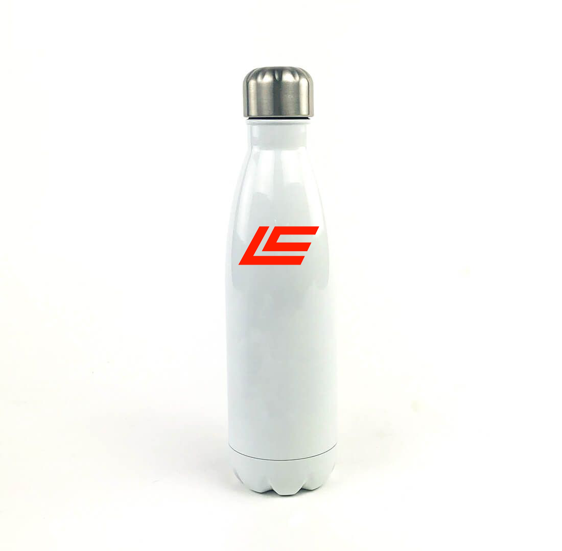 Life Church 17 Oz. White Stainless Steel Water Bottle