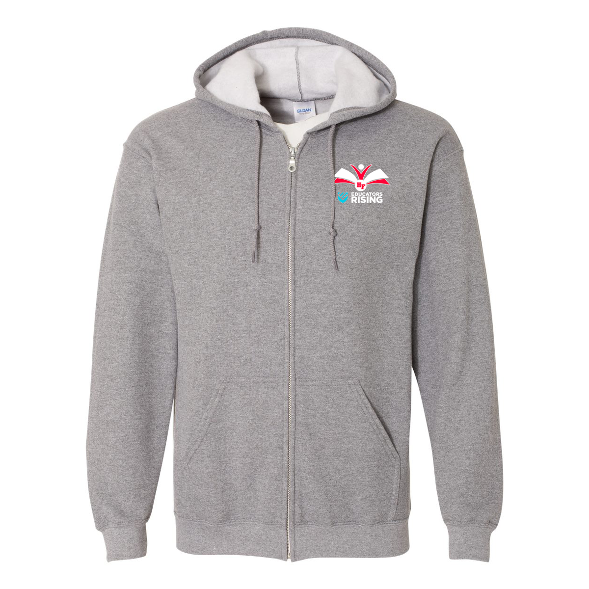 HF Educators Rising Heavy Blend Full Zip Hoodie