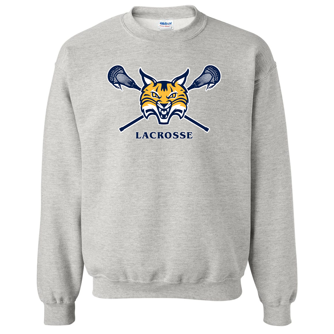 Quinnipiac Men's Lacrosse Heavy Blend Crewneck