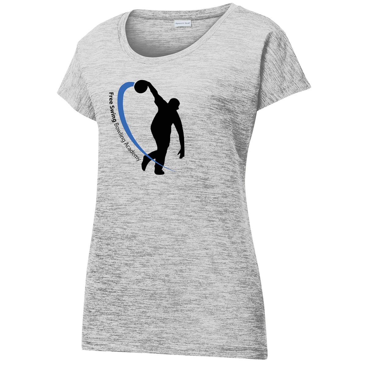 Free Swing Bowling Ladies Electric Heather Tee