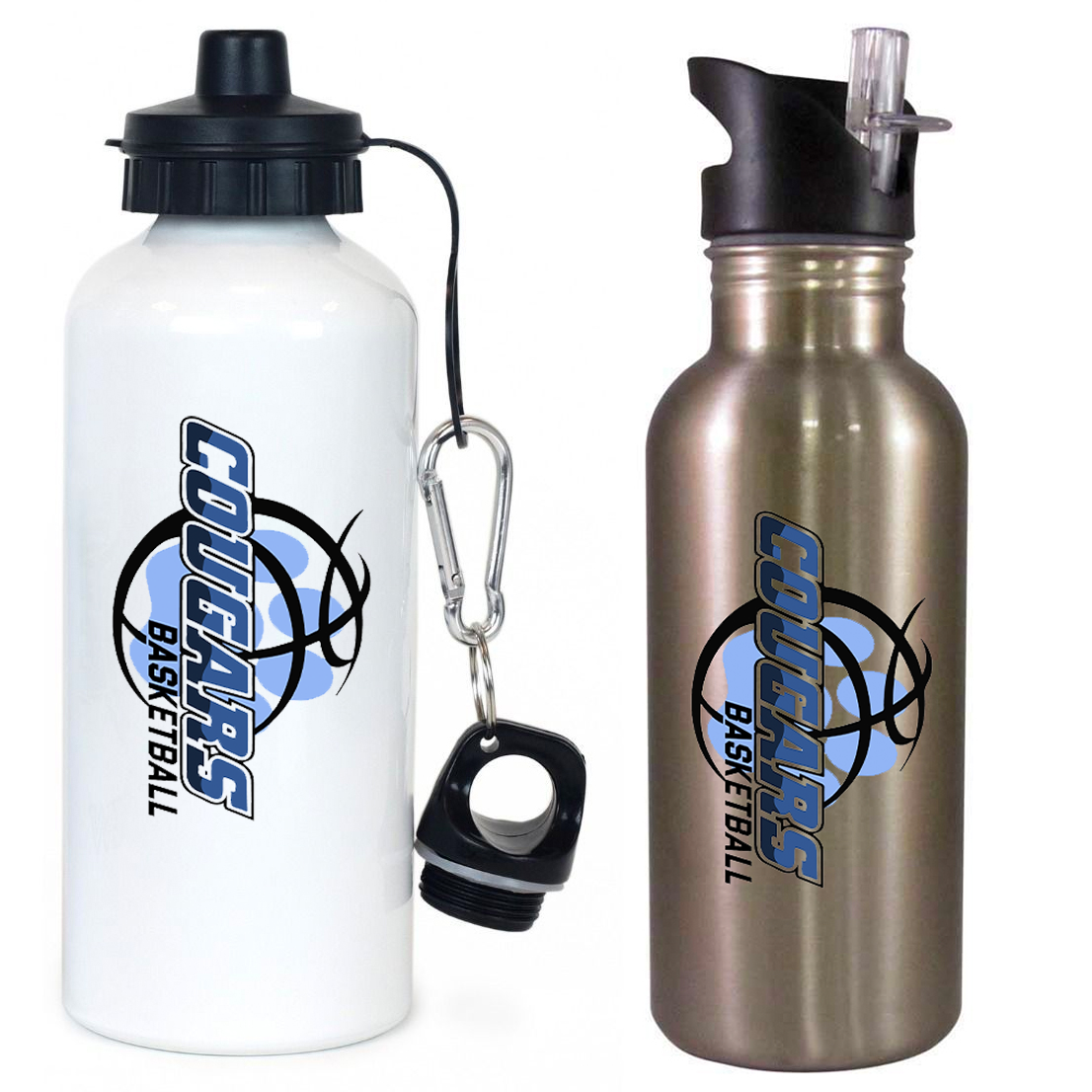 Carroll County Cougars Team Water Bottle