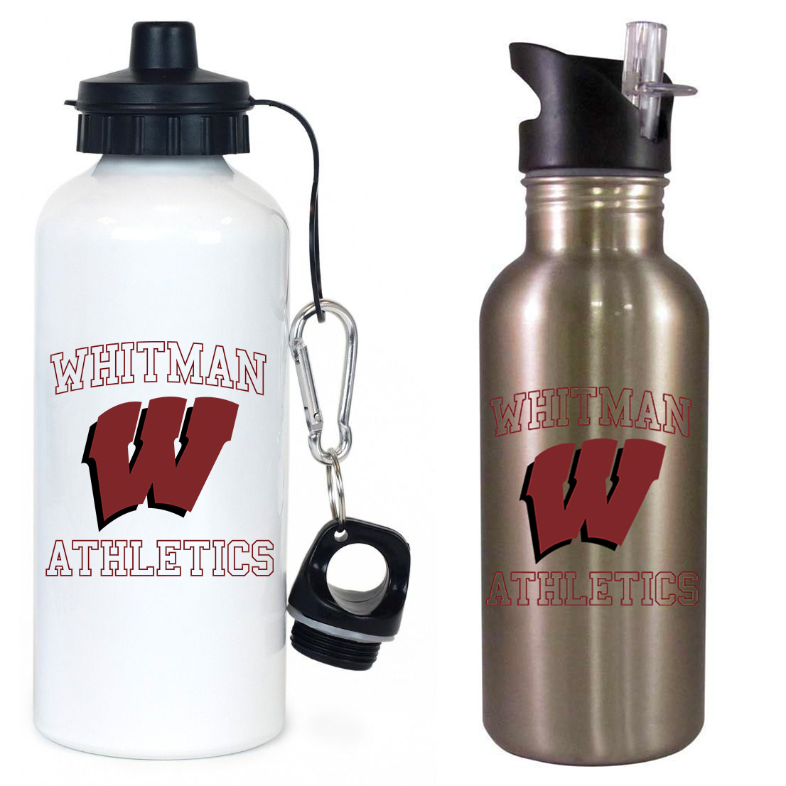 Whitman Athletics Team Water Bottle