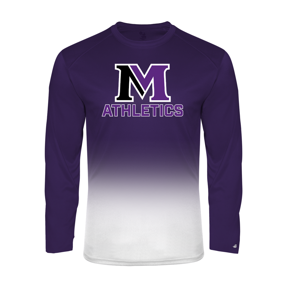 Masters School Winter Sports Ombre Long Sleeve T-Shirt