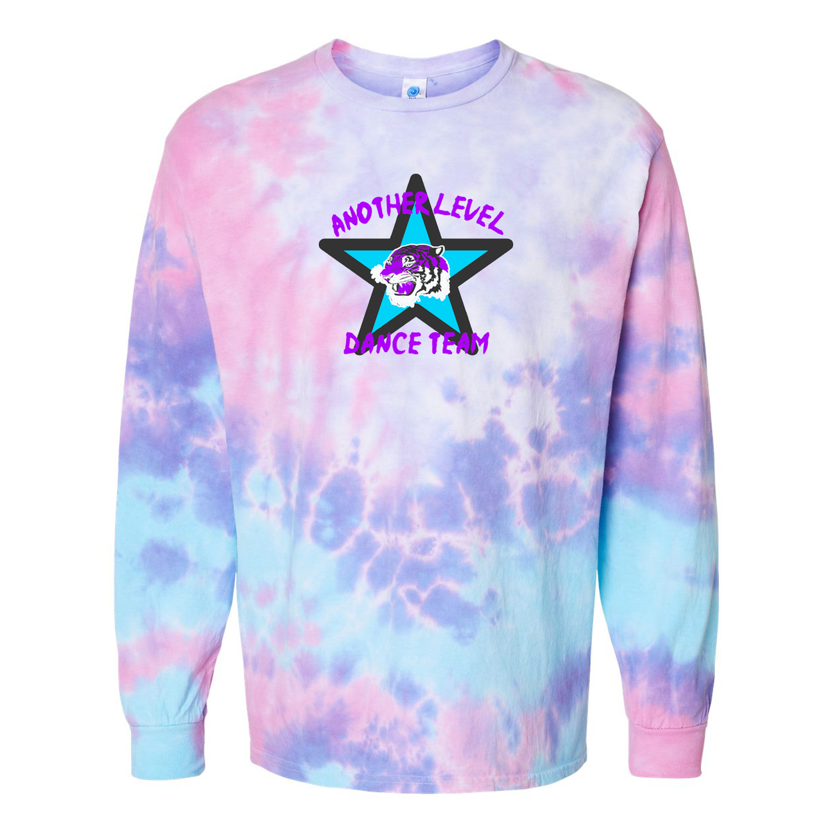Another Level Dance Team Tie-Dyed Long Sleeve T-Shirt