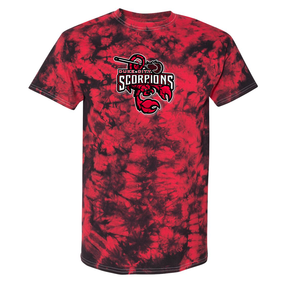 Duke City Scorpions HS Lacrosse Crystal Tie-Dyed T-Shirt