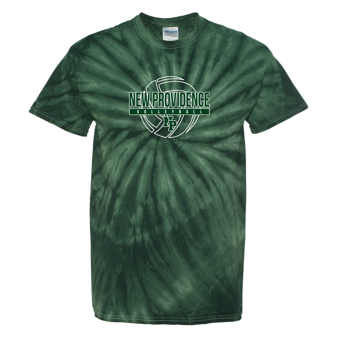 New Providence Volleyball Tie-Dye Pinwheel T-Shirt