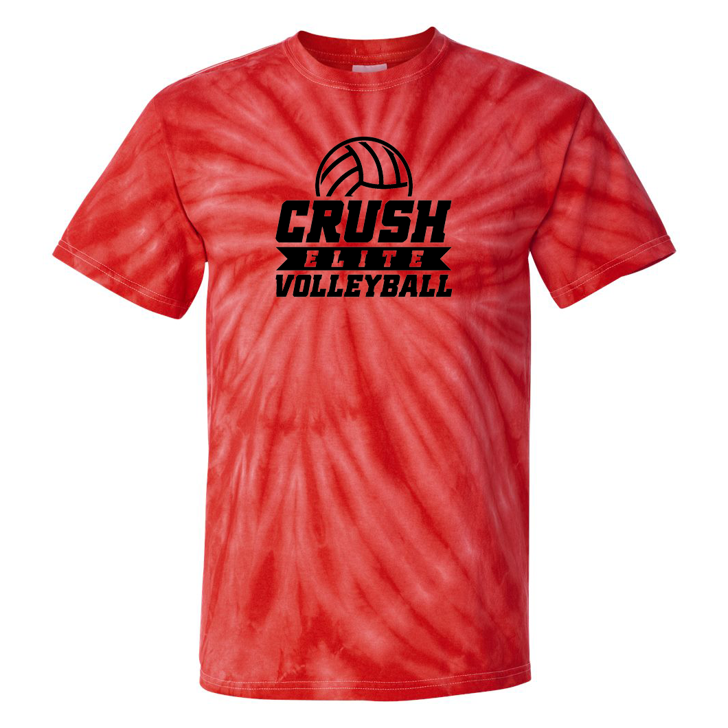 Crush Elite Volleyball Tie-Dye Pinwheel T-Shirt