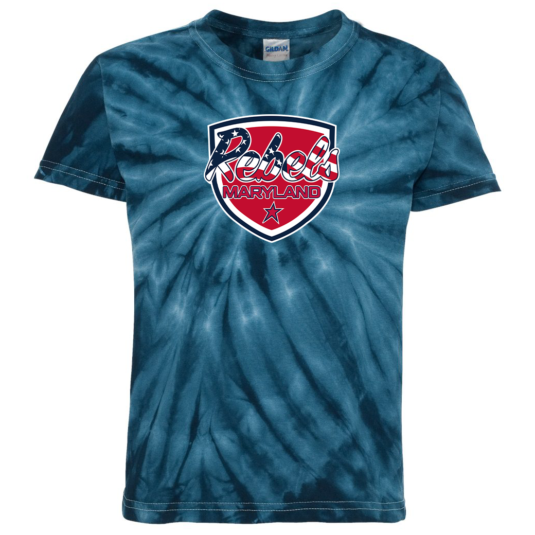 Rebels Maryland Tie-Dye Pinwheel T-Shirt