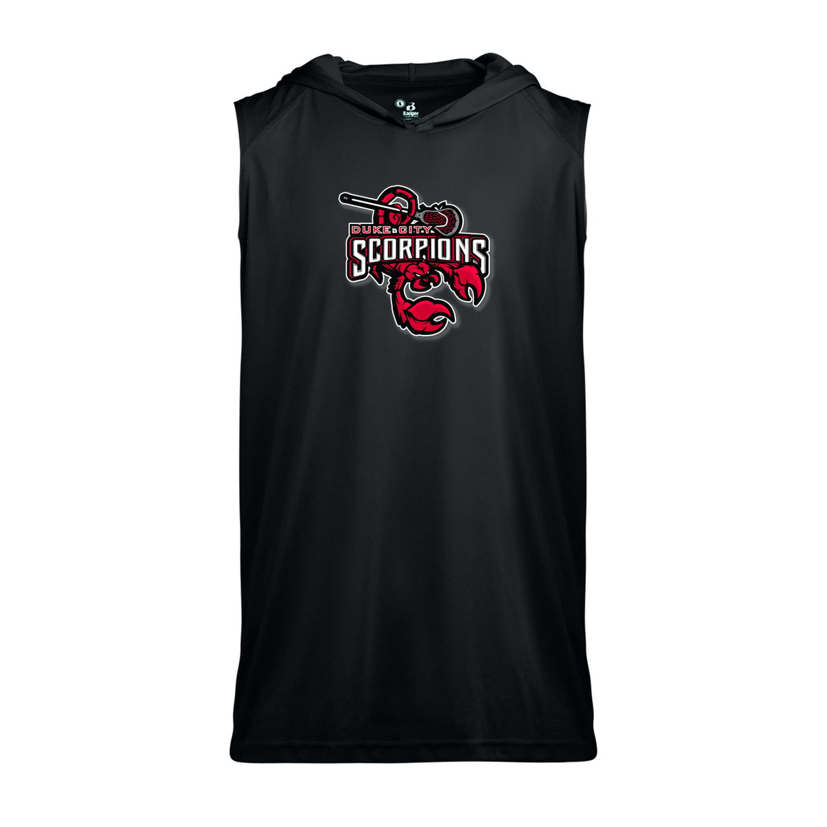 Duke City Scorpions HS Lacrosse Sleeveless Hood Tee