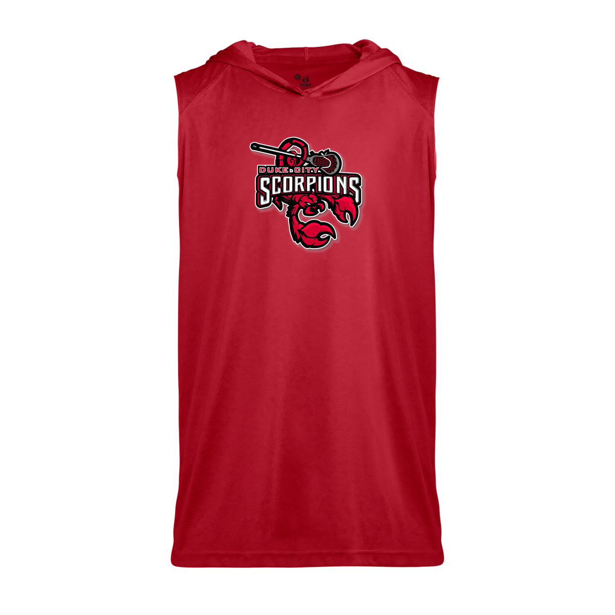 Duke City Scorpions HS Lacrosse Sleeveless Hood Tee