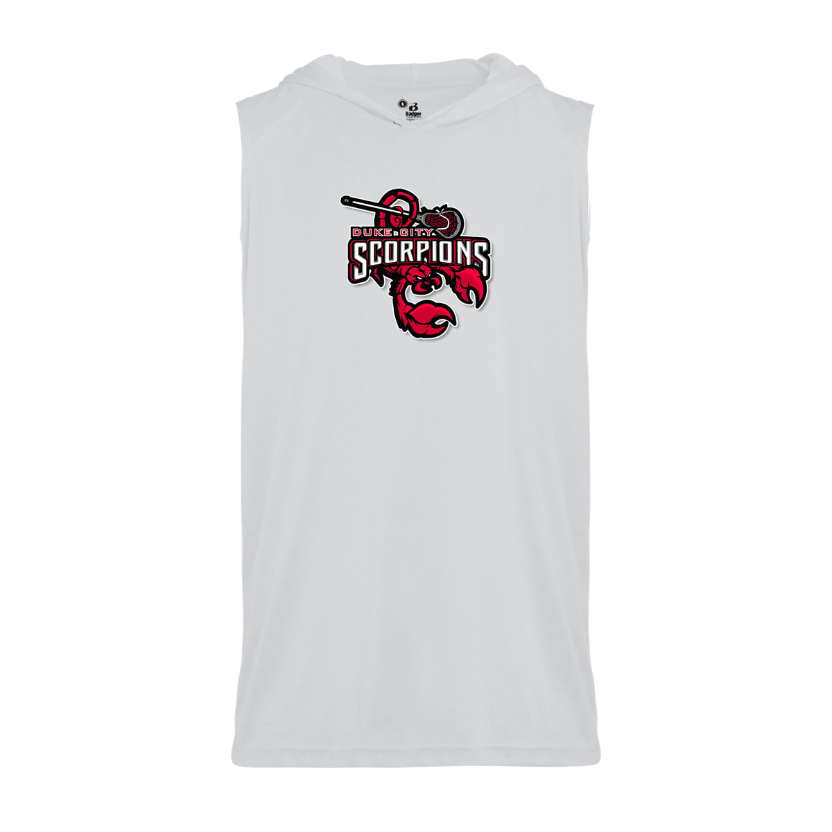 Duke City Scorpions HS Lacrosse Sleeveless Hood Tee