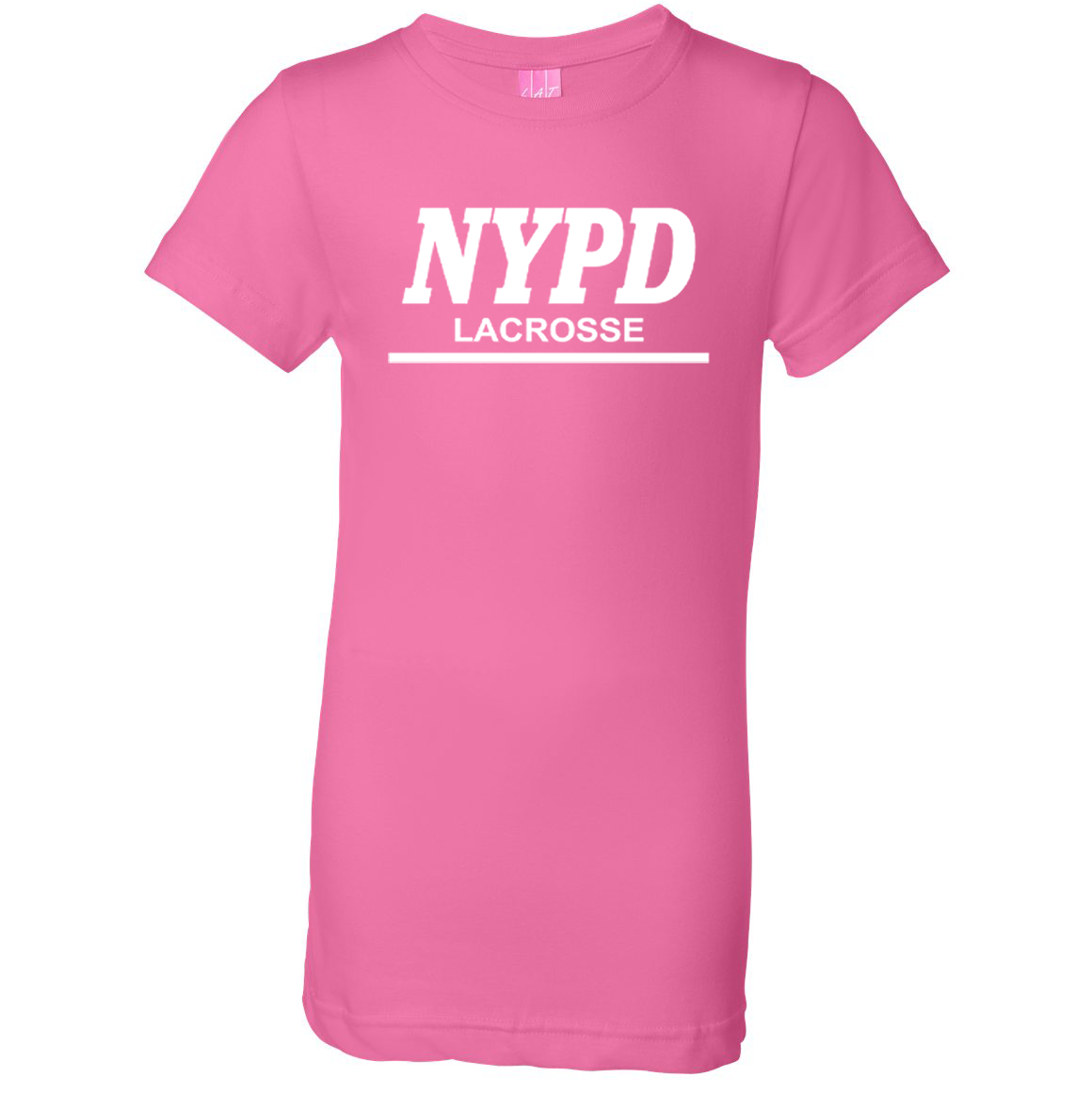 NYPD Lacrosse Girls' Fine Jersey Tee