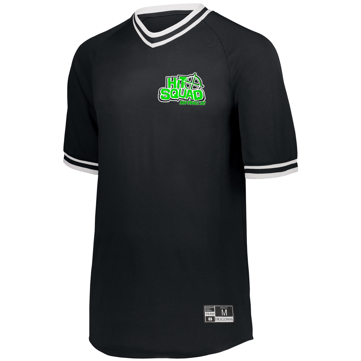 Hit Squad Retro V-Neck Baseball Jersey