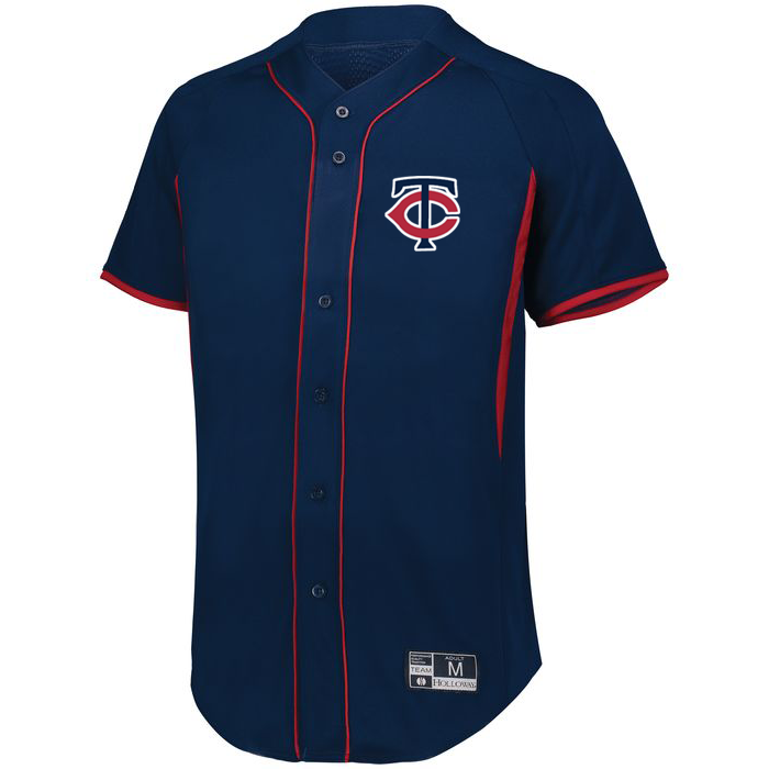 Charlotte Thunder Full Button Baseball Jersey – Blatant Team Store
