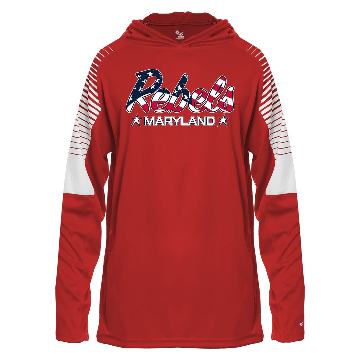 Rebels Maryland Long Sleeve Hooded Tee