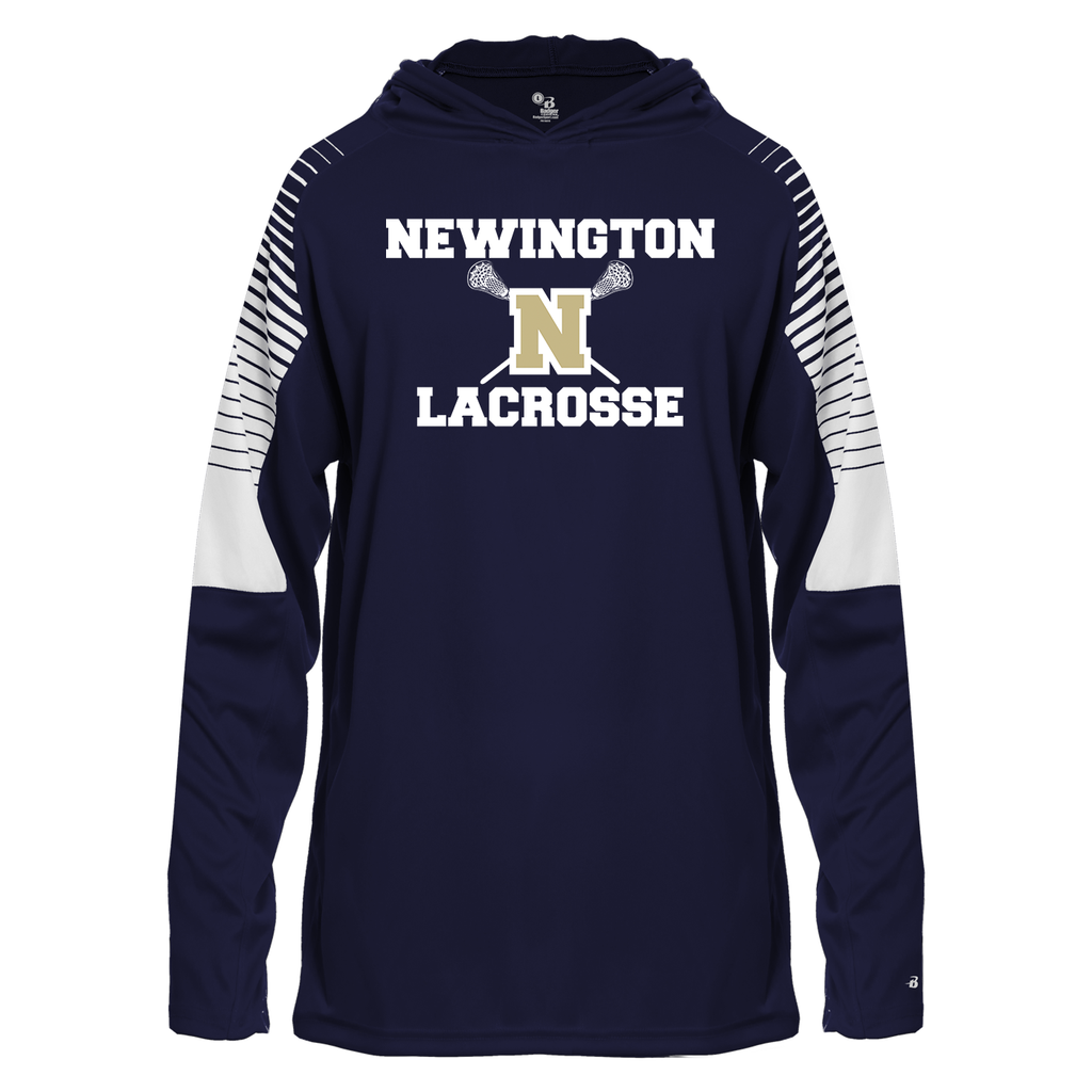 Newington Youth Lacrosse Long Sleeve Hooded Tee