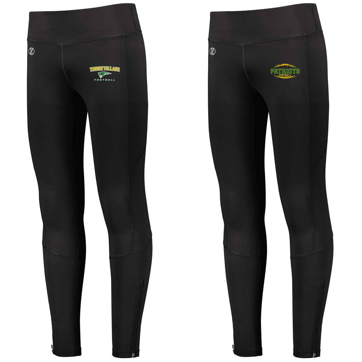 Three Village Football Ladies High Rise Tech Tight