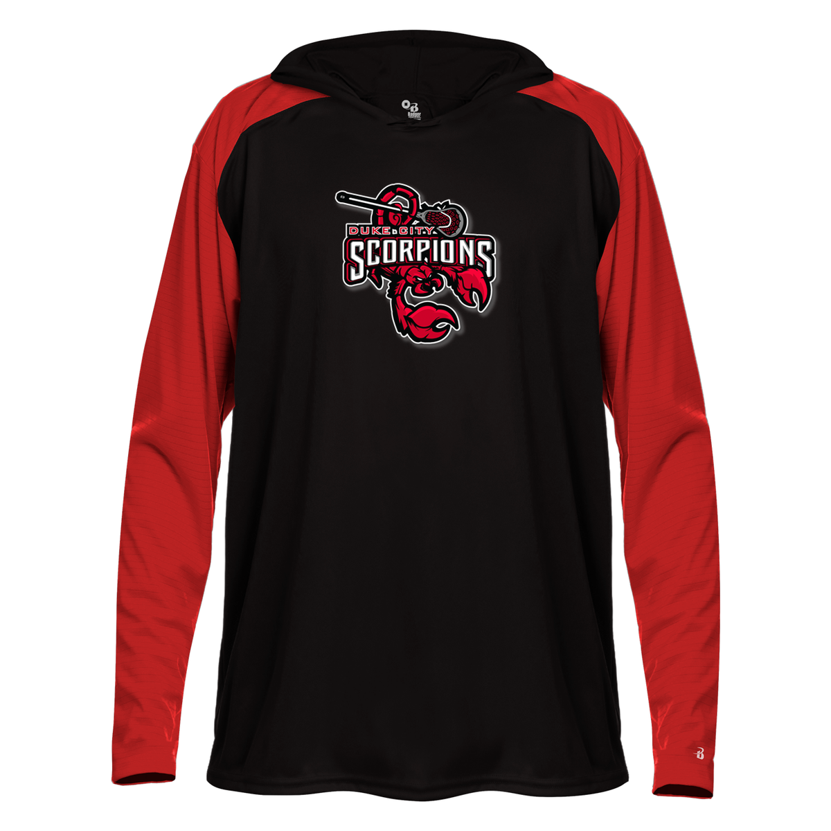 Duke City Scorpions HS Lacrosse Breakout Hooded Long Sleeve Tee