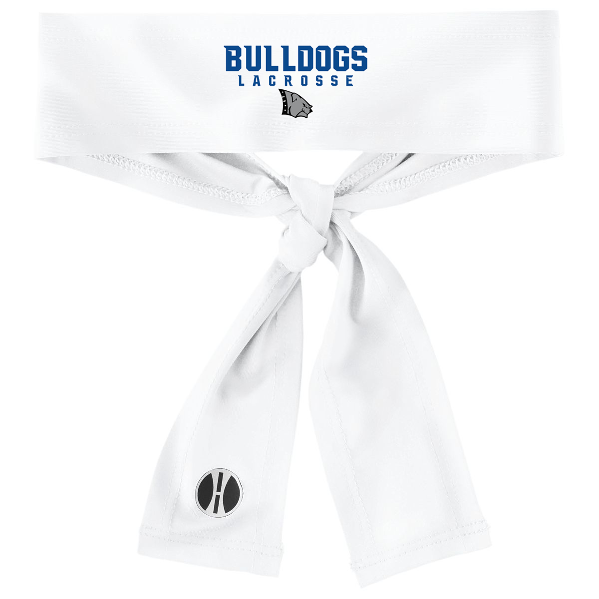 WB Bulldogs Lacrosse Zoom Tie Headband